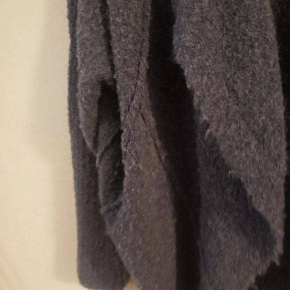 Lou & Gray Women's Size XS/Small Waterfall Open Front Cardigan Navy Cozy Soft - Picture 4 of 7